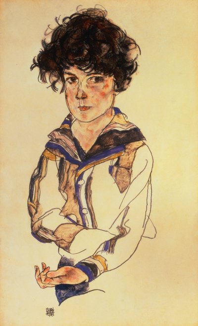 Young Boy by Egon Schiele